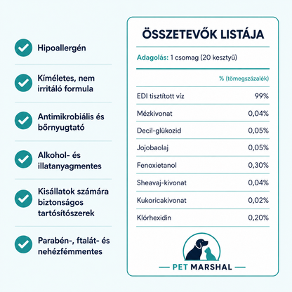 Bunda Ápoló és Tisztító Kesztyű